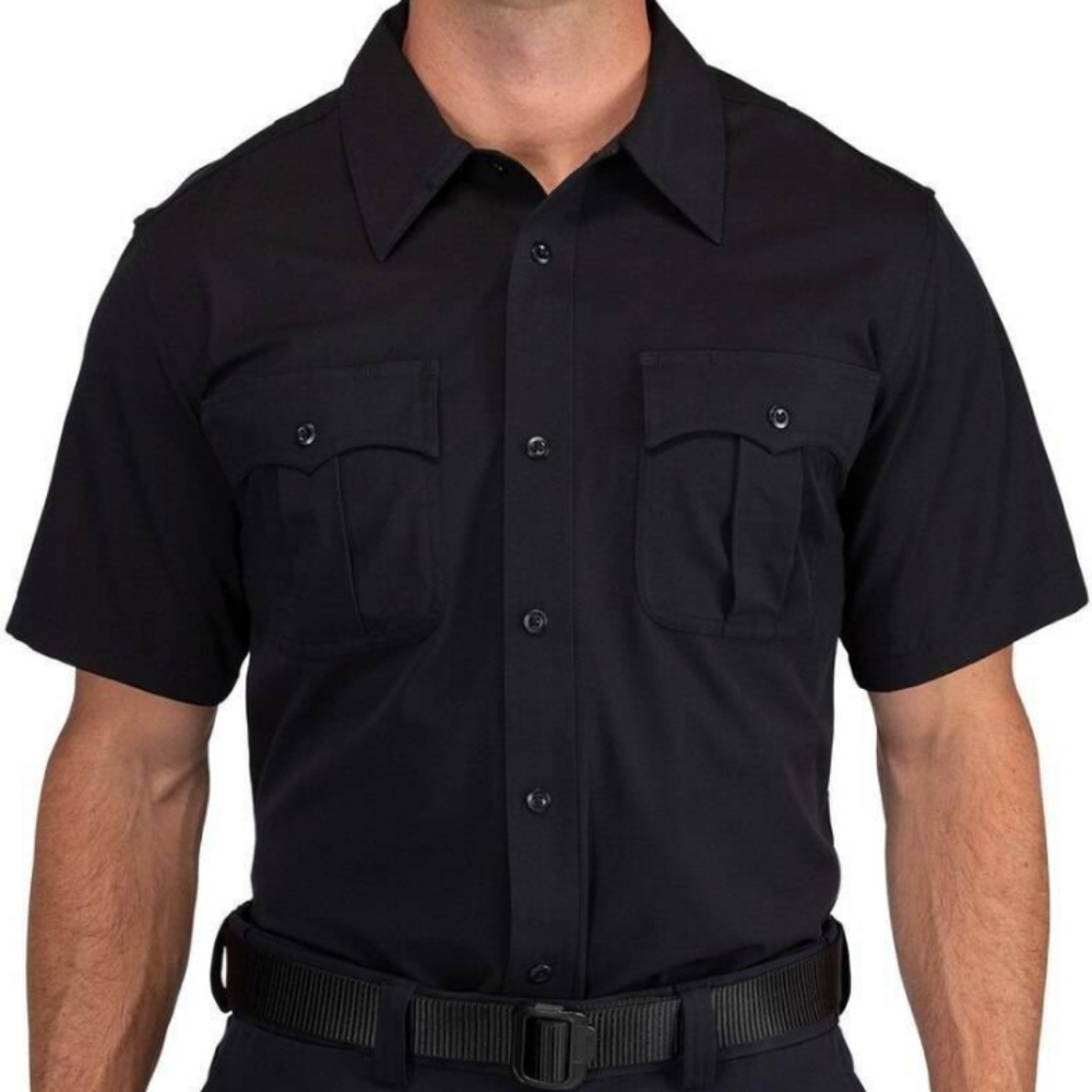 5.11 Tactical | Men's Class A Flex-Tac Poly/Wool Twill Short Sleeve Shirt | L